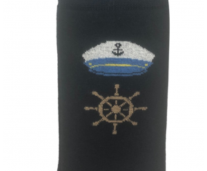 Chaussette Augustin motif bord de mer 2