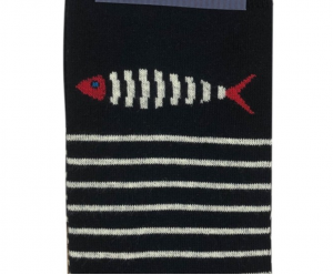 Chaussette Augustin motif bord de mer 2