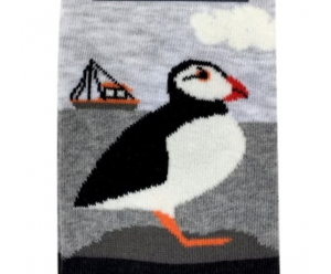 Chaussette Augustin motif bord de mer 2