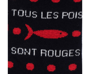 Chaussette Augustin motif bord de mer 2