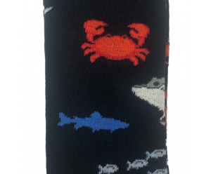 Chaussette Augustin motif bord de mer 2