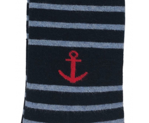 Chaussette Augustin motif bord de mer 2