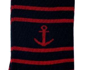 Chaussette Augustin motif bord de mer 2