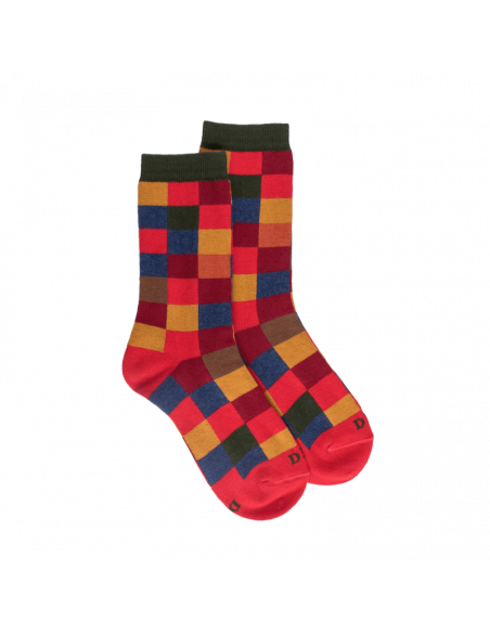 Chaussette pour enfant en coton fantaisie