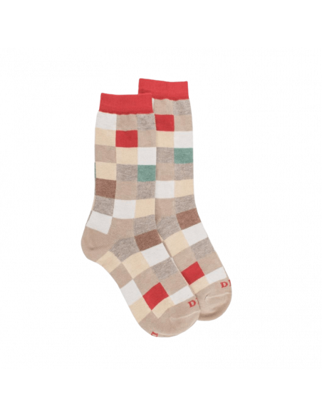 Chaussette pour enfant en coton fantaisie