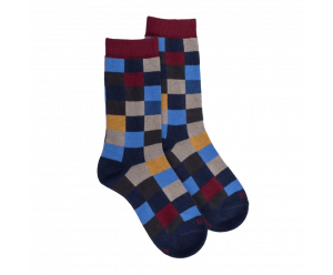 Chaussette pour enfant en coton fantaisie