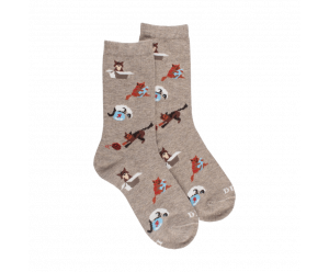 Chaussette pour enfant en coton fantaisie