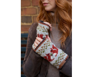 chauffe-main motif fantaisie en laine