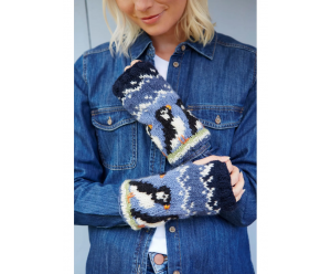 chauffe-main motif fantaisie en laine