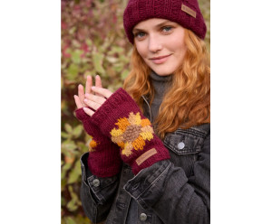 chauffe-main motif fantaisie en laine 2