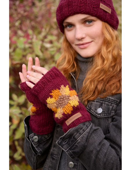 chauffe-main motif fantaisie en laine