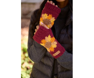 chauffe-main motif fantaisie en laine
