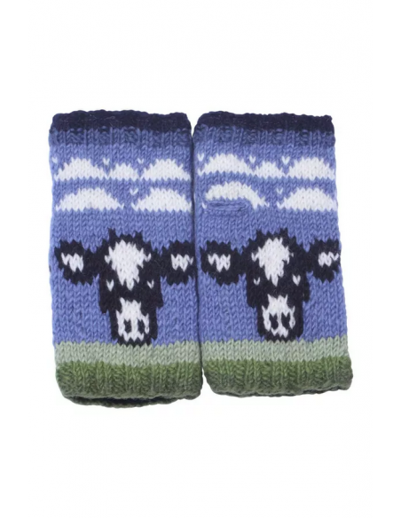 chauffe-main motif fantaisie en laine