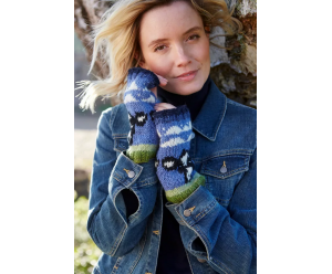 chauffe-main motif fantaisie en laine 2