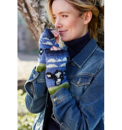 chauffe-main motif fantaisie en laine