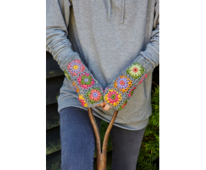 chauffe-main motif fantaisie en laine