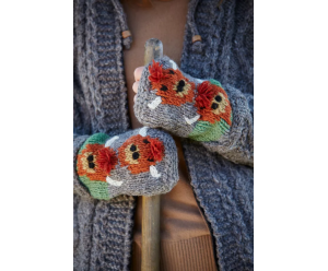 fancy wool handwarmer