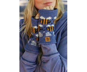 fancy wool handwarmer