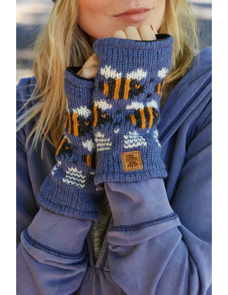 chauffe-main motif fantaisie en laine