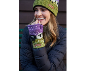 fancy wool handwarmer