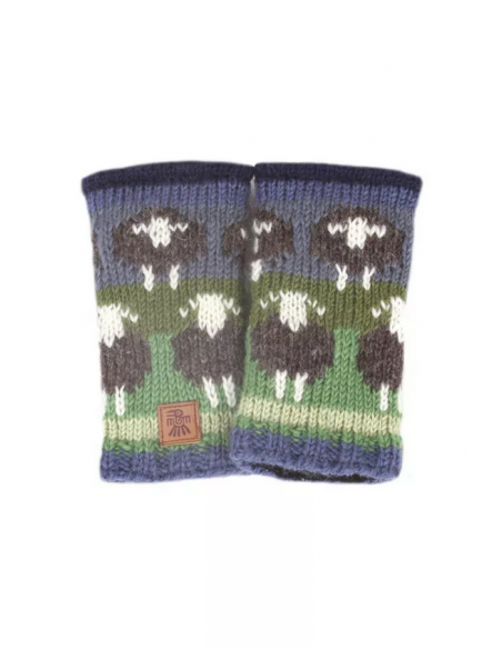 chauffe-main motif fantaisie en laine