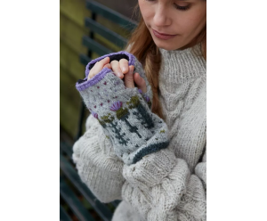 chauffe-main motif fantaisie en laine 2