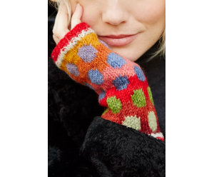 chauffe-main motif fantaisie en laine