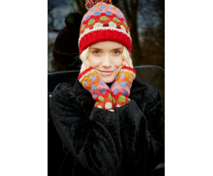 chauffe-main motif fantaisie en laine 2