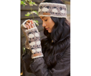 chauffe-main motif fantaisie en laine 2