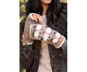 chauffe-main motif fantaisie en laine
