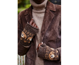 chauffe-main motif fantaisie en laine