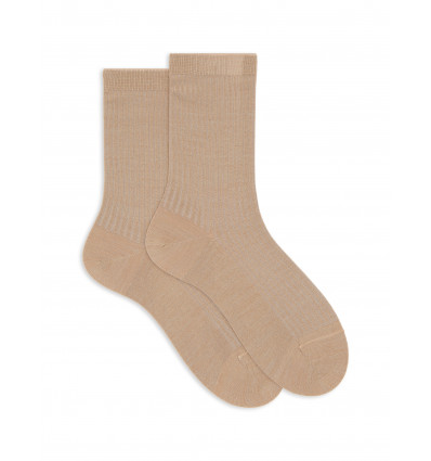 chaussette doré doré femme