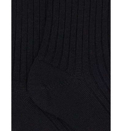 Doré Doré - Laine épaisse à côtes - Noir