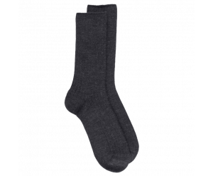 Doré Doré - Laine épaisse à côtes - Gris Anthracite