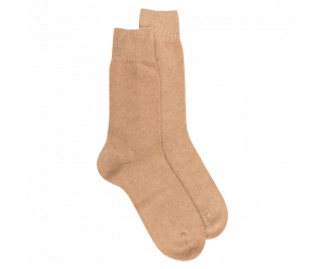 Chaussettes en laine et cachemire Doré Doré