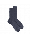 Chaussettes en laine côtelé pour homme