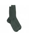 Chaussettes en laine côtelé pour homme