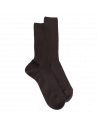 Chaussettes en laine côtelé pour homme