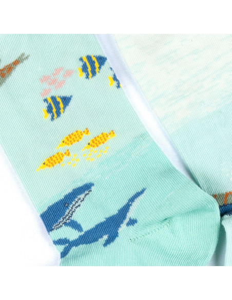 Chaussette à motif humoristique