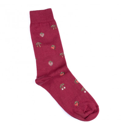 royalties paris fruit pattern socks