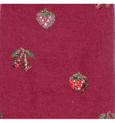 royalties paris fruit pattern socks