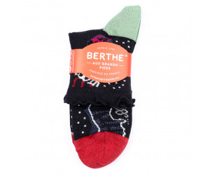 Berthe aux grands pieds - wool - fish - ankle socks