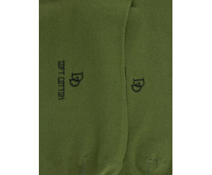 Doré Doré Chaussettes unies CHAUSSETTES FEMME EN COTON DOUX ET FIN VERT 2