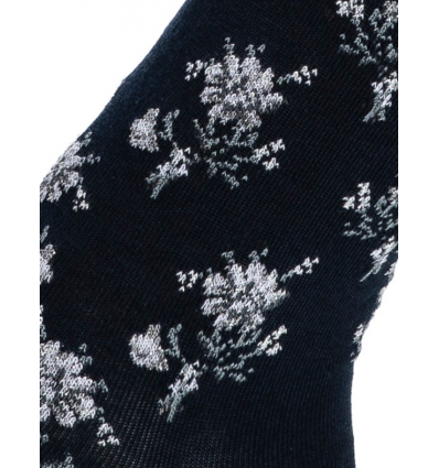 Maison Broussaud  - Fleurs - grises fond marine