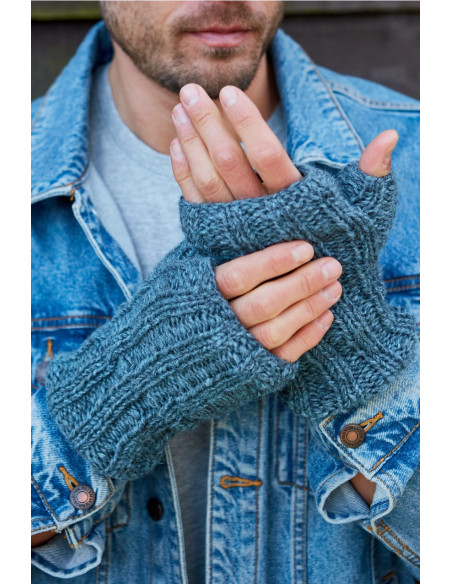 bonnet motif fantaisie en laine