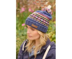 bonnet motif fantaisie en laine