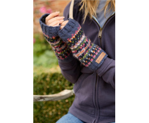 bonnet motif fantaisie en laine