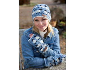 bonnet motif fantaisie en laine 2