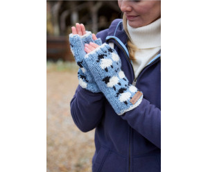 bonnet motif fantaisie en laine