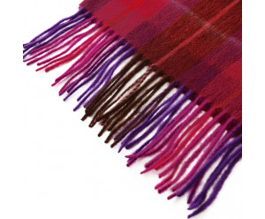 Islander - écharpe fuschia - 100% Laine 2